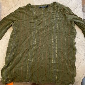 Stripped flowy blouse